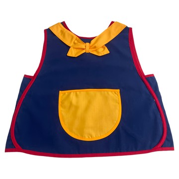 日系水手領結幼兒輕便圍兜 Cotton35%+Polyester65%  香橙橘6號  1件