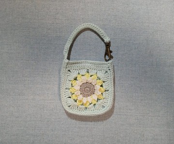 【含運】Sunflower 迷你包吊飾 (淡綠色)