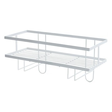 Nature Living 馬桶上方置物架 乾淨俐落活用空間 粉體塗裝鋼材 結實耐用 防水防腐蝕  34 x 15 x 17cm  白色  1組