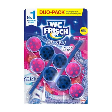 WC Frisch 德國馬桶芳香球 馬桶清潔球-清新花香 2入 (WC132)