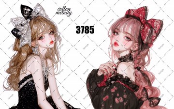 original sticker no.3785 人物貼紙 原創貼紙 原創人物貼紙 裝飾貼紙 cotton melody