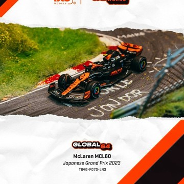 【東海模型】TARMAC 1/64 麥拉倫 McLaren MCL60 Japanese Grand Prix 2023 T64G-F070-LN3