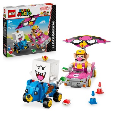 LEGO 72038 瑪莉歐系列 瑪利歐賽車TM 瓦利歐與害羞幽靈王 Mario KartTM – Wario & King Boo  1套  藍色 + 粉色