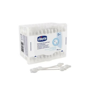 Chicco 安全衛生護耳棉花棒90入★衛立兒生活館★
