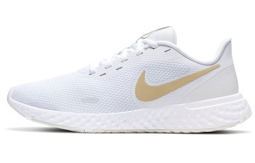 WMNS NIKE REVOLUTION 5 WHITE/GOLD