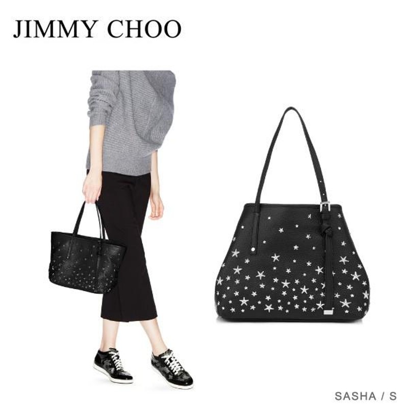 JIMMY CHOO-ジミー チュウ-】SASHA S トートバッグ[スタースタッズ ...