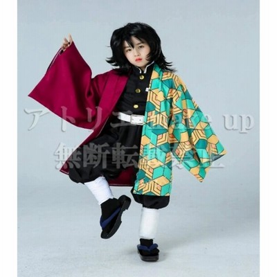 鬼滅の刃 冨岡義勇 コスプレ衣装 鬼殺隊隊服 水柱 羽織 コスチューム