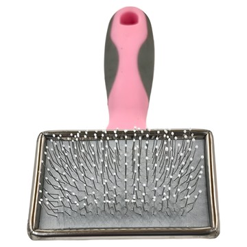 Cosy 梳芙 不鏽鋼護毛針梳  粉色 + 灰色 + 銀色  1個