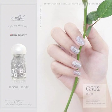 【e-nail】百搭亮片No.2｜G502 鑽石糖｜閃爍七彩鐳射光芒｜不可剝式水指甲