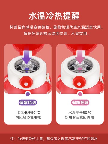 新品~兒童保溫杯帶吸管304抗菌不銹鋼彈扣包包水杯子學生寶寶水壺- 雙11全館免運