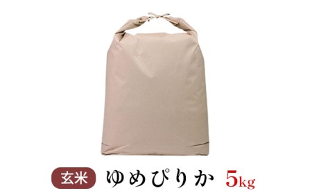 銀山米研究会の玄米＜ゆめぴりか＞5kg