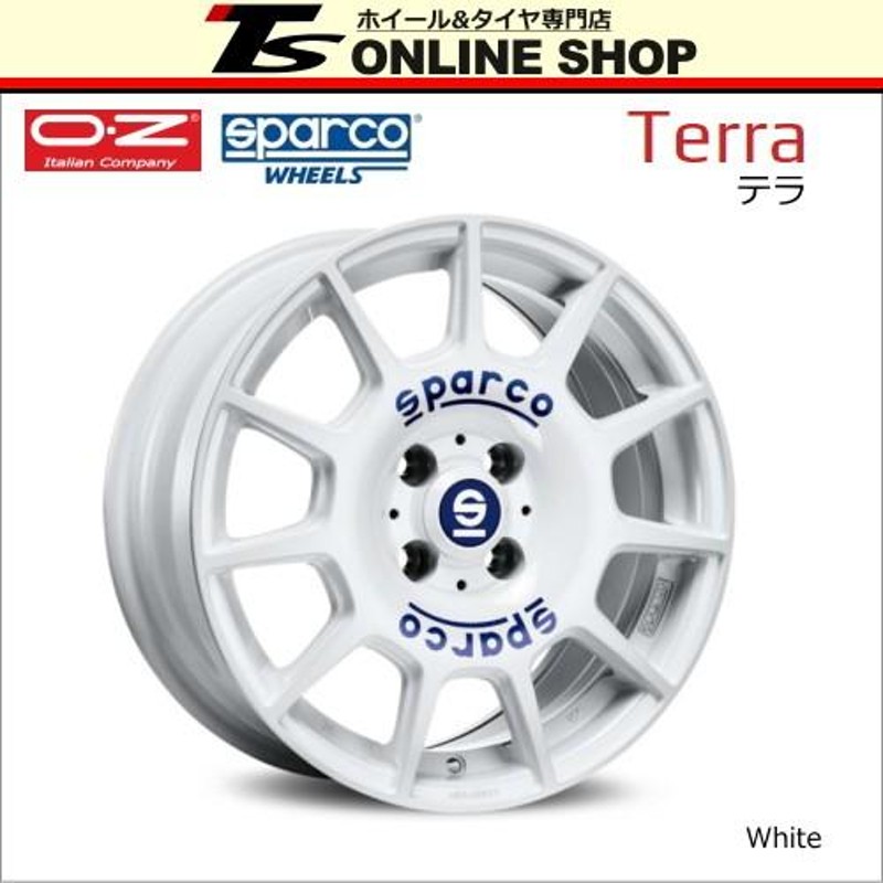 OZ SPARCO Terra 7.0J-16インチ (25) 4H/PCD108 WH ホイール4本セット OZ スパルコ テラ |  LINEブランドカタログ