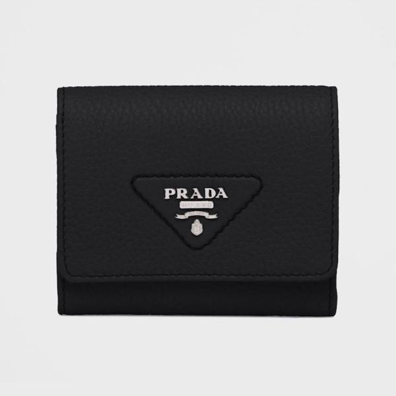 プラダ PRADA ヴィッテロダイノレザー ミニ財布 1MH043_2BBE_F0002 ブラック | LINEブランドカタログ