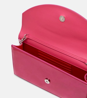 Christian Louboutin Loubi54 patent leather clutch