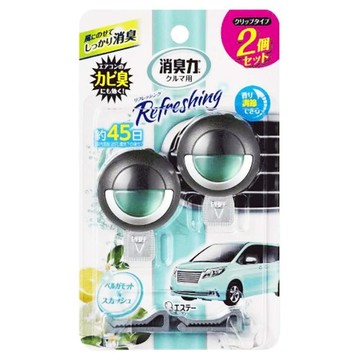 ST 雞仔牌 消臭力 夾式香氛消臭劑 汽車用  佛手柑香  1組