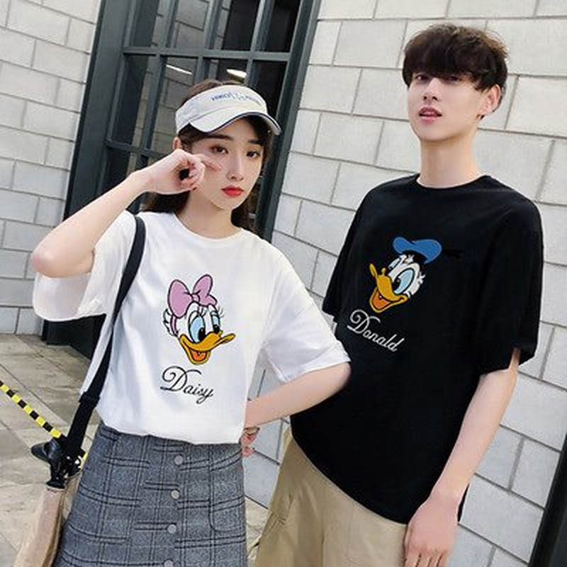 新品素材に自信 Donald 綿100 ドナルドダック Tシャツ ディズニーランド Tシャツ ペアルックカップル シャツ 夏半袖 レディースtシャツ メンズ ディズニーに行こう 旅行 通販 Lineポイント最大5 0 Get Lineショッピング