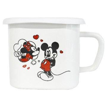 Tamahashi 搪瓷方型有把保鮮盒  1個容器 + 1個蓋子  1個