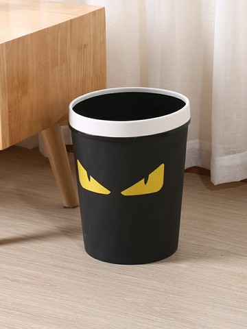 怪獸垃圾桶家用客廳臥室衛生間大號創意無蓋廚房拉圾筒辦公室紙簍