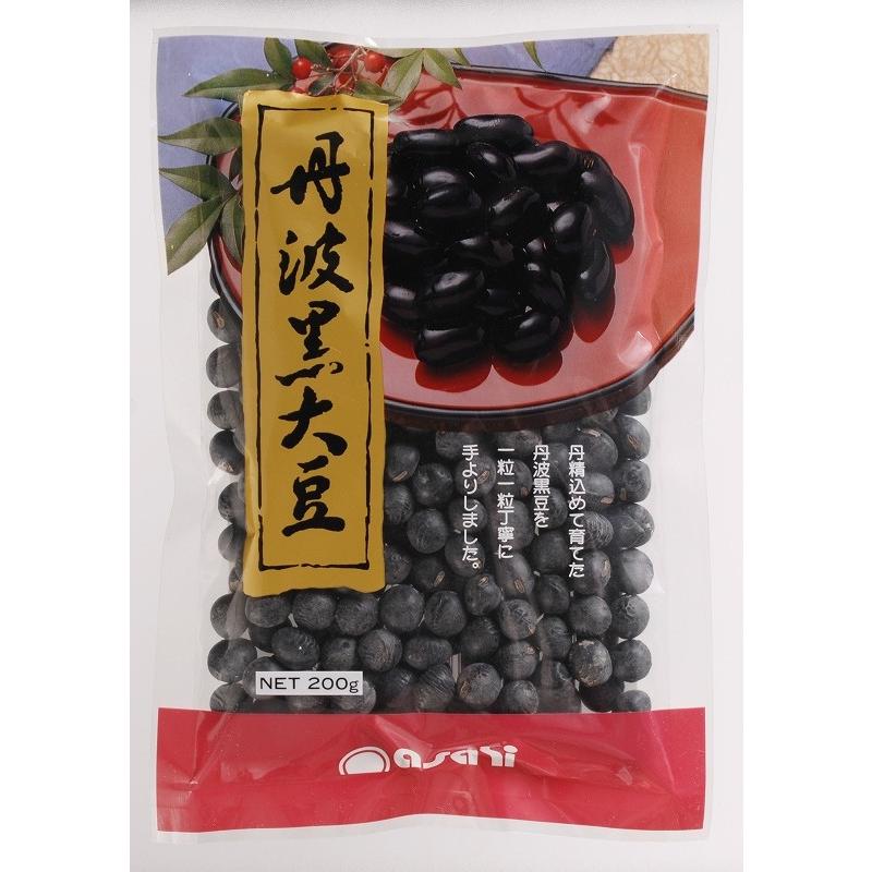 丹波黒豆 2Lサイズ 200g×20袋×1ケース 流通革命 兵庫県産 業務用 小売用 アサヒ食品工業 黒大豆 黒豆 卸売り 国産 4kg