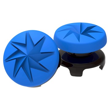 KONTROLFREEK Edge PS5/4 拇指搖桿套 提升舒適度及改善準確性  藍色 + 黑色  1組