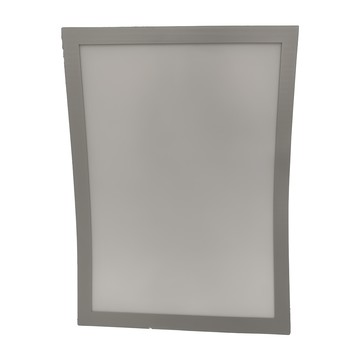 E.dot A4磁吸雙層文件資料公告展示貼 銀色 軟磁背膠  33 x 24 x 1cm  PVC