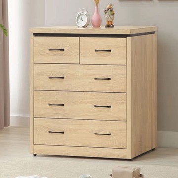 文創集 賽亞斯3尺五抽斗櫃(三色可選)-89x49x95cm免組