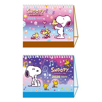 SNOOPY-2026年 25K三角桌曆