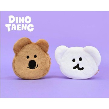 Dinotaeng 短尾袋鼠 頭型包包 6吋 Bobo Quokka 化妝包 收納包