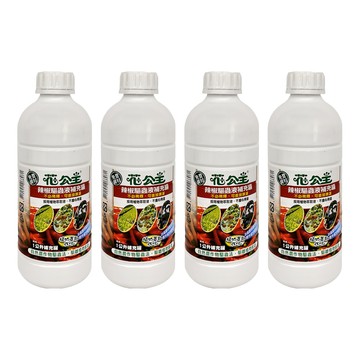 花公主 辣椒驅蟲液補充罐 植物萃取 無農藥殘留 有效驅離蚜蟲/毛毛蟲/介殼蟲 直接噴灑使用  1L  4瓶