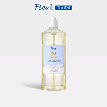 【Fees法緻】嬰兒柔護洗髮沐浴精600ml(棉花/蘋果) 贈品牌提袋