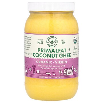 Pure Indian Foods, 有機初榨 PrimalFat 椰子酥油，15 盎司（425 克）
