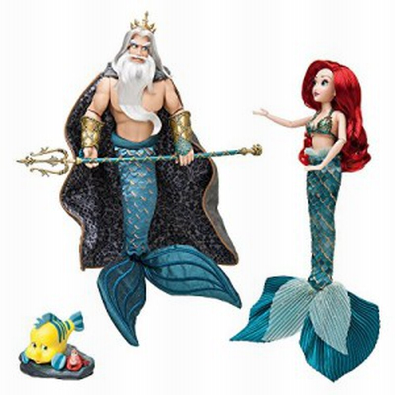 リトル マーメイド アリエル ディズニープリンセス Ariel And Triton Doll Set Disney Des 通販 Lineポイント最大1 0 Get Lineショッピング