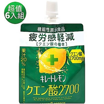 檸檬果凍飲 165ml x6入