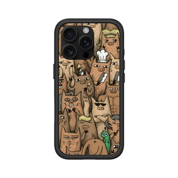 iPhone 16 Pro Mod NX 黑 - 怪奇事物所 Incrediville - 豬事不宜密集恐懼症