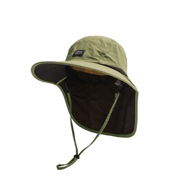 Decoy 輕量遮陽 登山釣魚護脖披肩漁夫帽/森綠