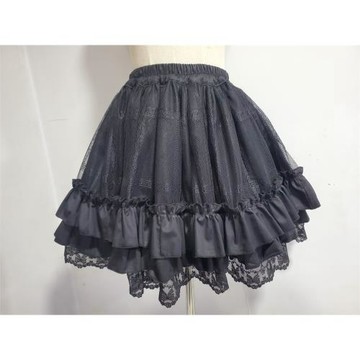 【王妍與夏季】 lolita襯裙延長裙打底裙裙撐蕾絲花邊荷葉邊 百搭