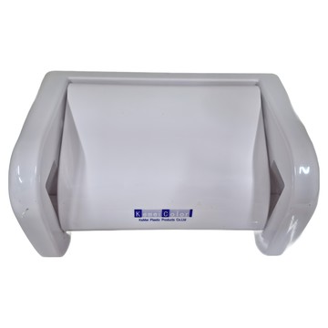 KM 免打孔 壁掛貼吸盤兩用捲筒紙掛架 ABS樹脂材質  白色  1個