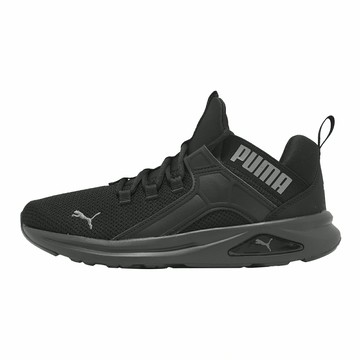 Puma 慢跑鞋 Enzo 2 Revamp 男鞋 黑 灰 緩震 運動鞋 379253-01