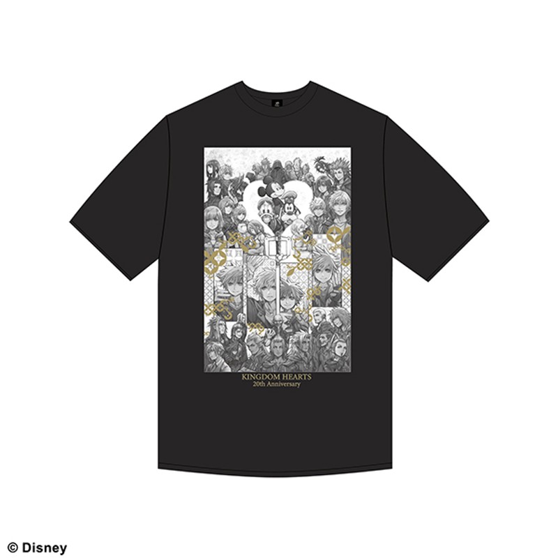 キングダム ハーツ / 20th Anniversary Tシャツ | LINEショッピング