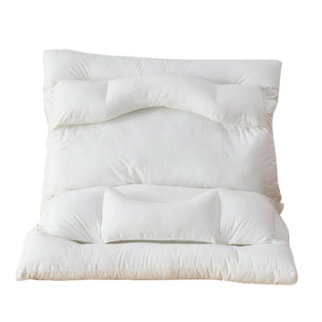 枕頭護頸椎枕助睡眠夏季宿舍男女枕芯單只全棉分區枕不塌陷不變形