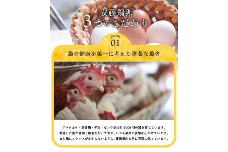 安藤鶏卵のこだわり卵 40個 美味しい卵 高級卵 濃厚鶏卵 生卵 赤玉卵 ピンク玉卵