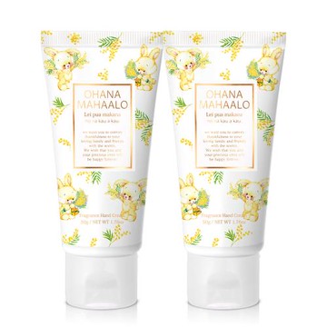OHANA MAHAALO 相思趴兔潤澤療癒護手霜(50g)X2入-專櫃公司貨