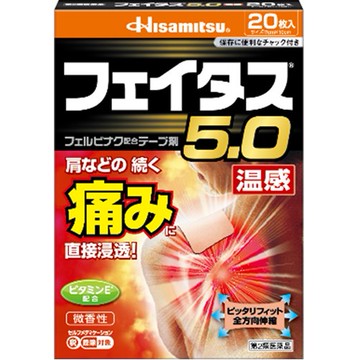 [Limited Quantity Price][2nd-Class OTC Drug] Feitasu 5.0 Warm 20 Pieces