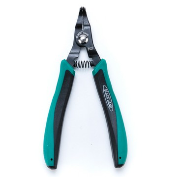 黑手牌先端極細型彈簧鉗 5吋 軸用彎爪