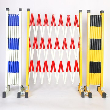 紅白色黃黑色藍白色玻璃鋼絕緣伸縮圍欄電力施工程折疊隔離防護欄[DD030110]