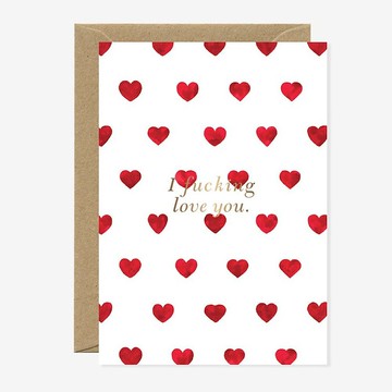 小愛心愛情卡片