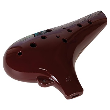 HDC Youngchang 高級中音陶笛 酒紅色 YO-AP 易學 音樂入門  1個