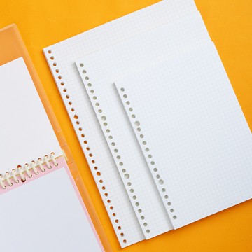 活頁紙 方格活頁簿 活頁 筆記本內頁 筆記本 記事本 活頁本 活頁筆記本外殼 B5 A5 26孔 20孔 台灣人妻四處飛