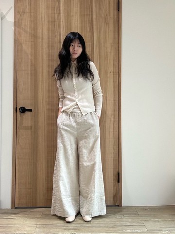 前釦翻領羅紋開衫