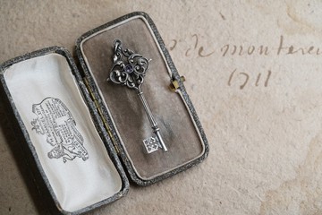 925 純銀秘密鎖匙吊咀(小) - P390(不包括銀鏈)- 手作